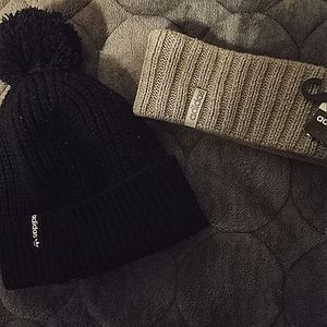 Adidas beanie and earwarmers